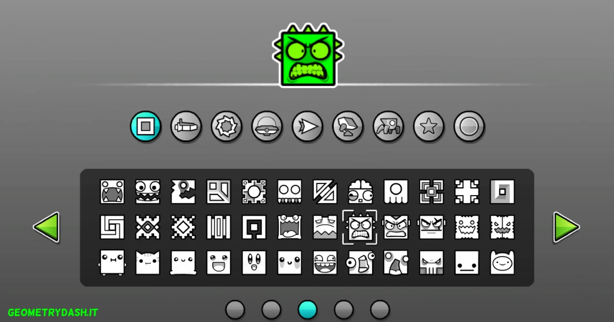 Guida alle Trasformazioni delle Icone in Geometry Dash